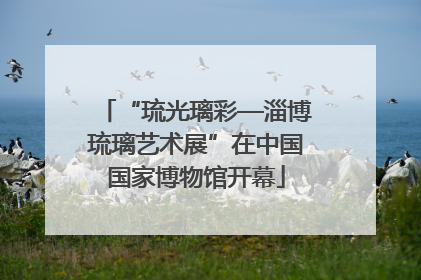 “琉光璃彩—淄博琉璃艺术展”在中国国家博物馆开幕