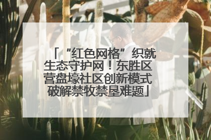 “红色网格”织就生态守护网！东胜区营盘壕社区创新模式破解禁牧禁垦难题