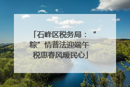 石峰区税务局：“粽”情普法迎端午 税惠春风暖民心