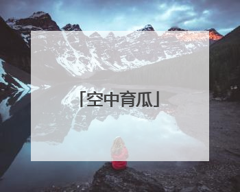 空中育瓜