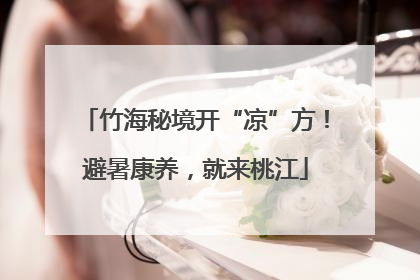 竹海秘境开“凉”方！避暑康养，就来桃江