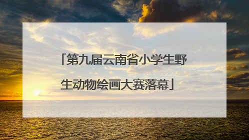第九届云南省小学生野生动物绘画大赛落幕