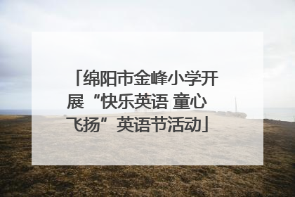 绵阳市金峰小学开展“快乐英语 童心飞扬”英语节活动