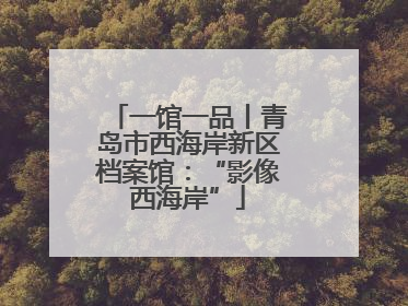 一馆一品丨青岛市西海岸新区档案馆：“影像西海岸”