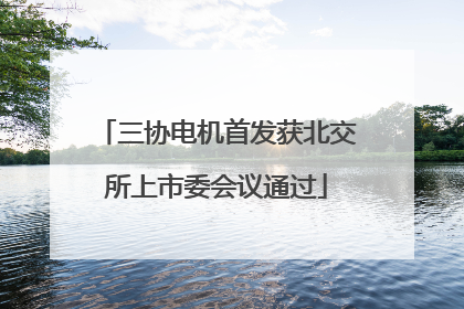 三协电机首发获北交所上市委会议通过