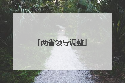两省领导调整
