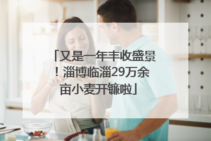 又是一年丰收盛景！淄博临淄29万余亩小麦开镰啦