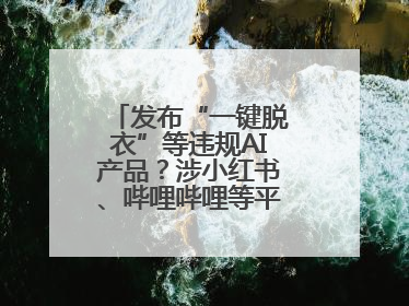 发布“一键脱衣”等违规AI产品？涉小红书、哔哩哔哩等平台！上海出手