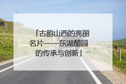 古韵山西的亮丽名片——东湖醋园的传承与创新
