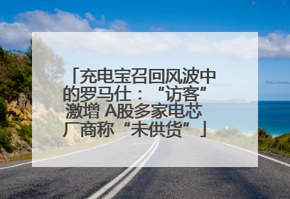 充电宝召回风波中的罗马仕：“访客”激增 A股多家电芯厂商称“未供货”