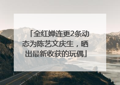 全红婵连更2条动态为陈艺文庆生，晒出最新收获的玩偶