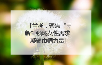 兰考：聚焦“三新”领域女性需求 凝聚巾帼力量