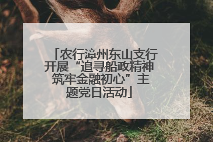 农行漳州东山支行开展“追寻船政精神 筑牢金融初心”主题党日活动