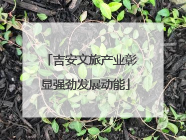吉安文旅产业彰显强劲发展动能