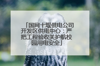 国网十堰供电公司开发区供电中心：严把工程验收关护航校园用电安全