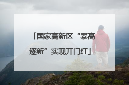 国家高新区“攀高逐新”实现开门红