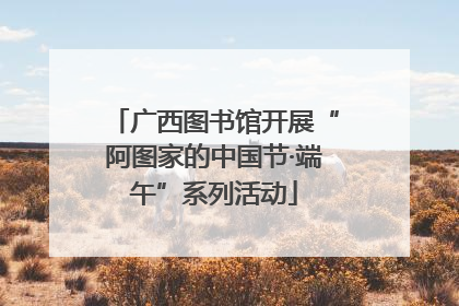 广西图书馆开展“阿图家的中国节·端午”系列活动
