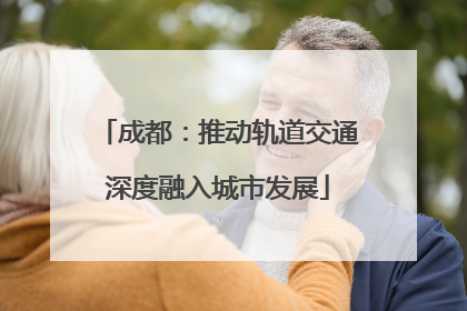 成都：推动轨道交通深度融入城市发展