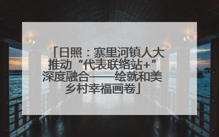 日照：寨里河镇人大推动“代表联络站+”深度融合——绘就和美乡村幸福画卷