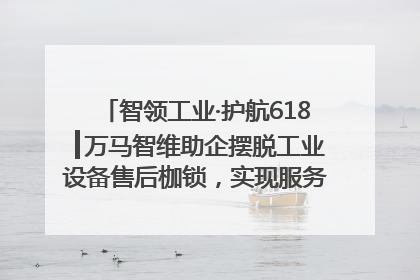 智领工业·护航618┃万马智维助企摆脱工业设备售后枷锁，实现服务与效能价值共振！