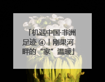 机遇中国·非洲足迹 ④丨刚果河畔的“家”温暖