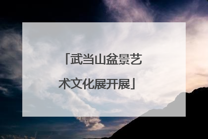 武当山盆景艺术文化展开展