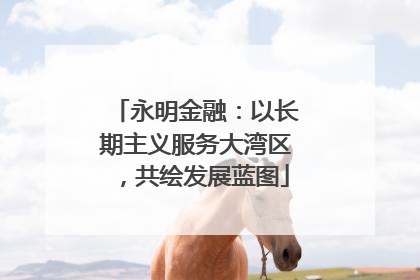 永明金融：以长期主义服务大湾区，共绘发展蓝图