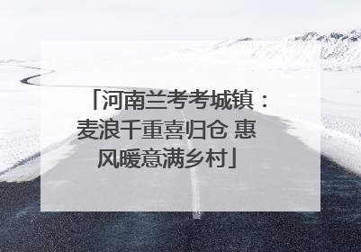 河南兰考考城镇：麦浪千重喜归仓 惠风暖意满乡村