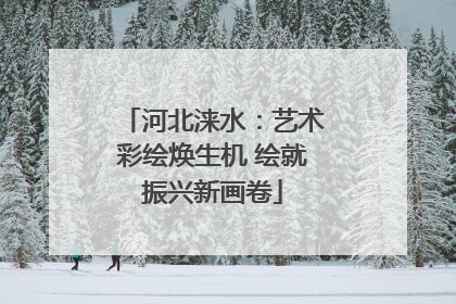 河北涞水：艺术彩绘焕生机 绘就振兴新画卷