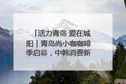活力青岛 爱在城阳｜青岛尚小咖咖啡季启幕，中韩消费新场景点燃夏日热情