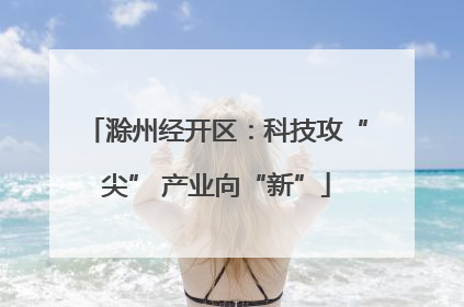 滁州经开区：科技攻“尖” 产业向“新”