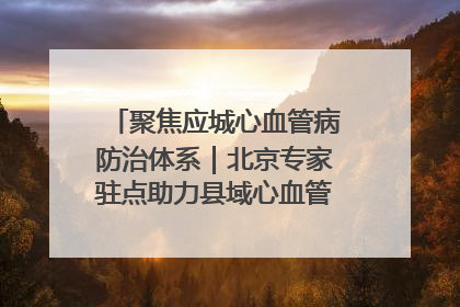 聚焦应城心血管病防治体系｜北京专家驻点助力县域心血管诊疗技术突破