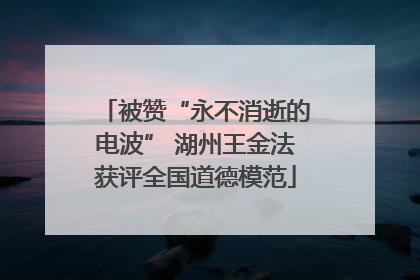 被赞“永不消逝的电波” 湖州王金法获评全国道德模范