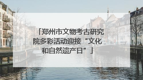郑州市文物考古研究院多彩活动迎接“文化和自然遗产日”