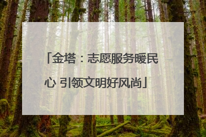 金塔：志愿服务暖民心 引领文明好风尚