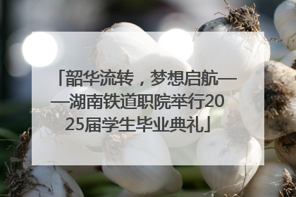 韶华流转，梦想启航——湖南铁道职院举行2025届学生毕业典礼