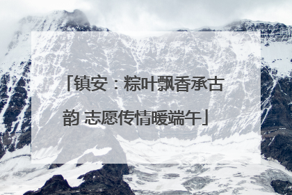 镇安：粽叶飘香承古韵 志愿传情暖端午