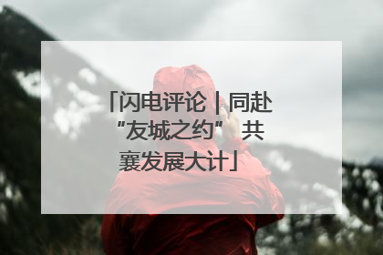 闪电评论｜同赴“友城之约” 共襄发展大计