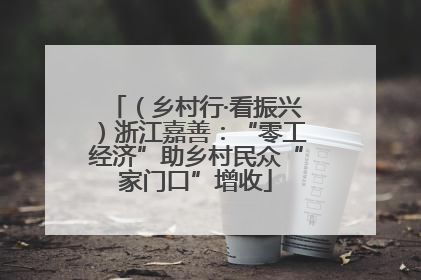 （乡村行·看振兴）浙江嘉善：“零工经济”助乡村民众“家门口”增收