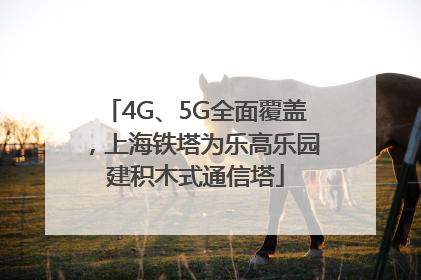4G、5G全面覆盖，上海铁塔为乐高乐园建积木式通信塔