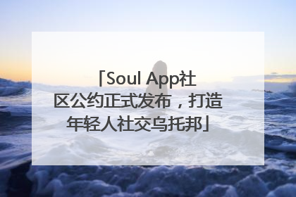 Soul App社区公约正式发布，打造年轻人社交乌托邦